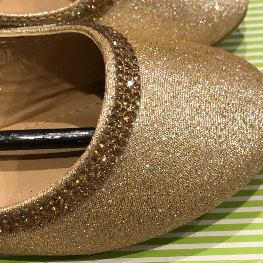 Adorababy Champagne Rhinestone Mary Jane - Picture 4 of 12